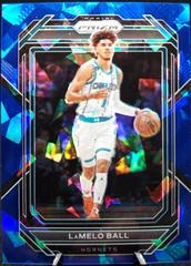 LaMelo Ball [Blue Ice] #150 Basketball Cards 2022 Panini Prizm Prices