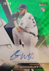 Brandon Woodruff [Green Refractor] Baseball Cards 2018 Topps Finest Autographs Prices