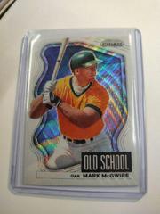 Mark McGwire [White Sparkle Prizm] #OS-7 Baseball Cards 2022 Panini Prizm Old School Prices