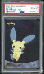 Minun [Foil] #57 Pokemon 2003 Topps Advanced Prices