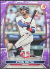 Byron Buxton [Purple Pattern] #1 Baseball Cards 2023 Bowman Prices