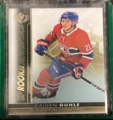 Kaiden Guhle [Gold] #111 Hockey Cards 2022 SP Prices