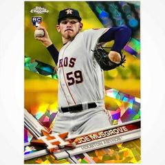 Joe Musgrove [Gold] #219 Baseball Cards 2017 Topps Chrome Sapphire Prices