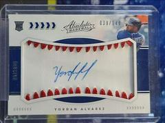 Yordan Alvarez [Material Signature] #152 Baseball Cards 2020 Panini Absolute Prices