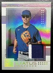 Evan Carter [Holo Gold] #SS-EC Baseball Cards 2023 Panini Chronicles Status Swatches Prices