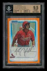 Alex Castellanos [Orange Refractor] #BCP13 Baseball Cards 2011 Bowman Chrome Prospects Prices