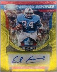 Earl Campbell [Gold Etch] Football Cards 2022 Panini Certified Canton Signatures Prices