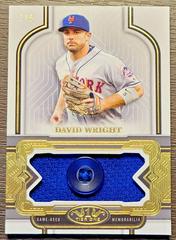 David Wright #T1UB-DWR Baseball Cards 2023 Topps Tier One Uniform Button Relics Prices