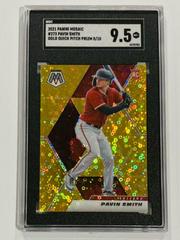 Pavin Smith [Quick Pitch Gold Mosaic] #273 Baseball Cards 2021 Panini Mosaic Prices