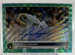 Aaron Ashby [Aqua] #RA-AA Baseball Cards 2022 Topps Chrome Rookie Autographs Prices