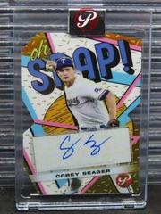 Corey Seager [Gold] #OSA-CS Baseball Cards 2023 Topps Pristine Oh Snap Autographs Prices