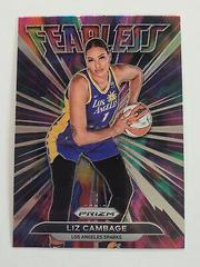 Liz Cambage #1 Basketball Cards 2022 Panini Prizm WNBA Fearless Prices