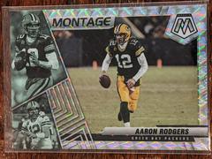 Aaron Rodgers [Silver] #M-8 Football Cards 2022 Panini Mosaic Montage Prices