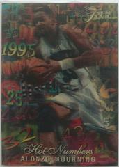 Alonzo Mourning #8 Basketball Cards 1995 Flair Hot Numbers Prices