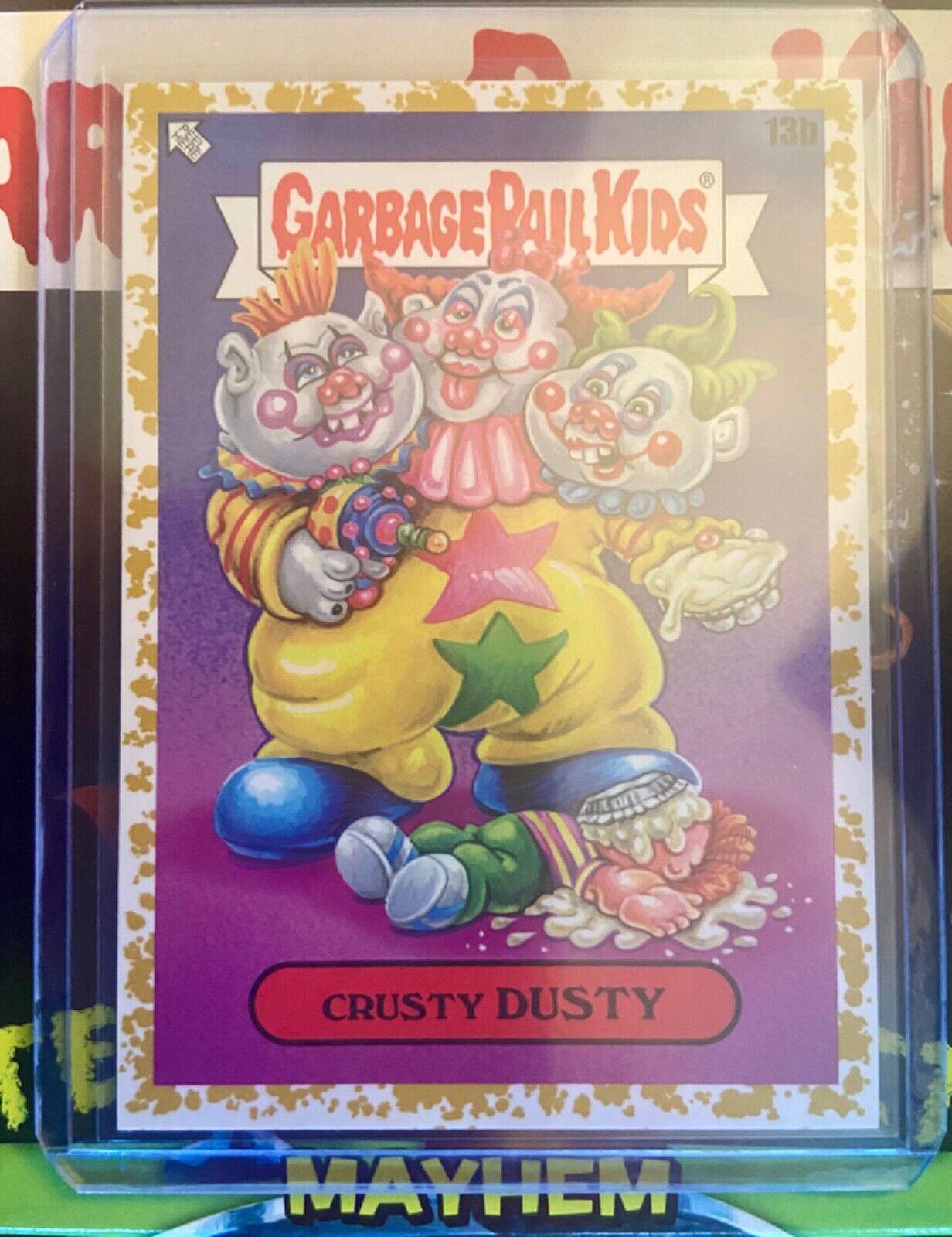 Crusty Dusty [Gold] #13b Garbage Pail Kids Intergoolactic Mayhem