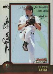 Shawn Estes [Refractor] #29 Baseball Cards 1998 Bowman Chrome International Prices