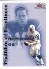 Peyton Manning #15 Football Cards 2000 Fleer Tradition of Excellence Prices