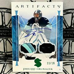 Philipp Grubauer [Material Autograph Emerald] Hockey Cards 2022 Upper Deck Artifacts Prices