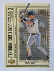 Derek Jeter [Triple] #T17 Baseball Cards 1999 Upper Deck Textbook Excellence Prices