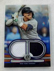 Aaron Judge [Purple Single Player] #DR-AJ Baseball Cards 2024 Topps Tribute Dual Relic Prices