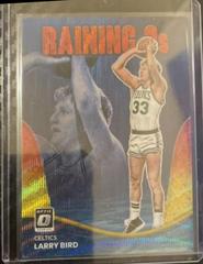 Larry Bird [Red Gold Wave] #18 Basketball Cards 2022 Panini Donruss Optic Raining 3s Prices