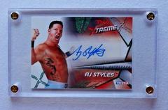 AJ Styles [Green] Wrestling Cards 2010 TriStar TNA Xtreme Autographs Prices