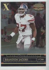 Brandon Jacobs #7 Football Cards 2007 Panini Donruss Gridiron Gear Prices
