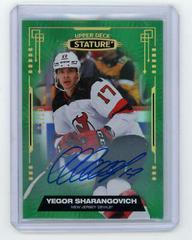 Yegor Sharangovich [Photo Variant Autograph Green] #53 Hockey Cards 2021 Upper Deck Stature Prices