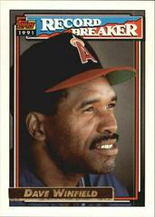 Dave Winfield #5 Baseball Cards 1992 Topps Gold Prices