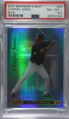 Chipper Jones [Blue] #20 Baseball Cards 2007 Bowman's Best Prices