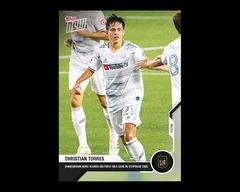 Christian Torres #42 Soccer Cards 2020 Topps Now MLS Prices