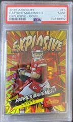 Patrick Mahomes II [Gold] #E5 Football Cards 2022 Panini Absolute Explosive Prices