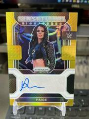 Paige [Gold Prizm] Wrestling Cards 2022 Panini Prizm WWE Sensational Signatures Prices