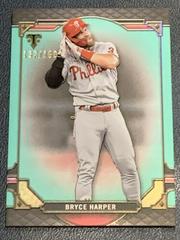 Bryce Harper [Aquamarine] #11 Baseball Cards 2022 Topps Triple Threads Prices