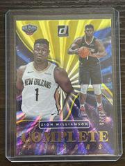 Zion Williamson [Yellow Laser] Basketball Cards 2021 Panini Donruss Complete Players Prices