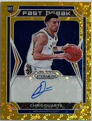 Chris Duarte [Gold] Basketball Cards 2021 Panini Prizm Fast Break Rookie Autographs Prices