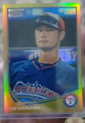 YU Darvish [Gold Refractor] #MB-21 Baseball Cards 2013 Topps Chrome Update Prices