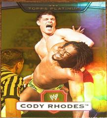 Cody Rhodes [Gold] #109 Wrestling Cards 2010 Topps Platinum WWE Prices
