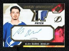 Alex Barre Boulet [Patch] Hockey Cards 2021 SPx Rookie Auto Jersey Prices