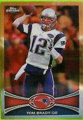 Tom Brady #220 Football Cards 2012 Topps Chrome Prices