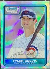 Tyler Colvin [Refractor] #DP1 Baseball Cards 2006 Bowman Chrome Draft Picks Prices