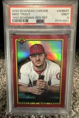 Mike Trout [Red] #1 Baseball Cards 2020 Bowman Prices