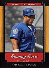 Sammy Sosa Baseball Cards 2001 Upper Deck Legends Prices