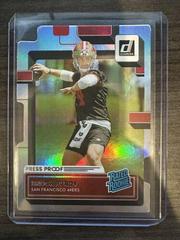 Brock Purdy [Press Proof Silver Die Cut] #374 Football Cards 2022 Panini Donruss Prices