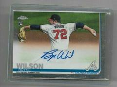 Bryse Wilson Baseball Cards 2019 Topps Chrome Rookie Autographs Prices