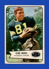 Elbert Nickel #108 Football Cards 1954 Bowman Prices