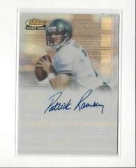 Patrick Ramsey [Certified Autograph Refractor] #119 Football Cards 2002 Topps Finest Prices