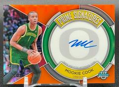 Mookie Cook [Orange] #PCS-MC Basketball Cards 2023 Bowman Chrome University Prime Signatures Prices
