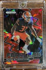Devon Witherspoon #F-12 Football Cards 2023 Panini Prizm Draft Picks Fearless Prices