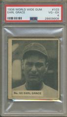 Earl Grace Baseball Cards 1936 World Wide Gum Prices